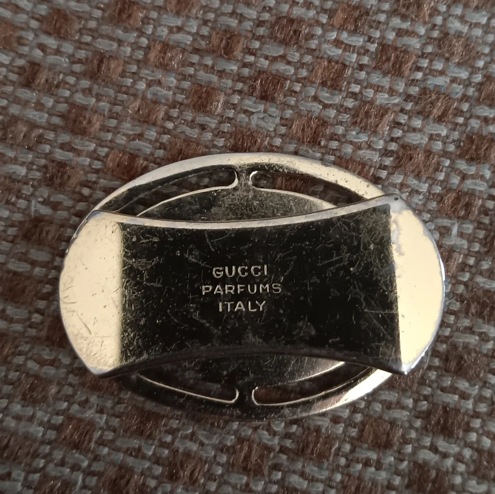 Gucci GG rare parfums vintage money clip